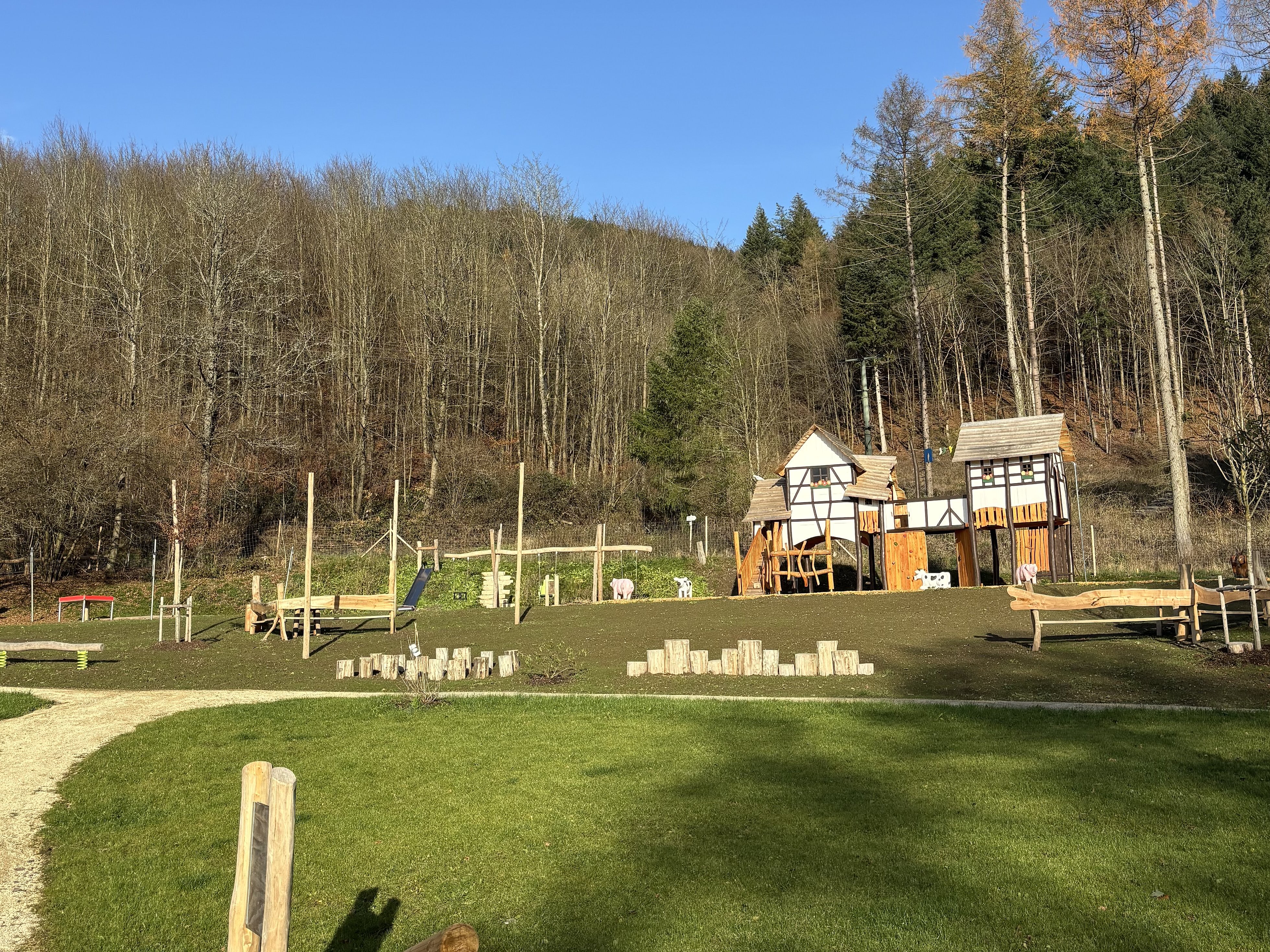 Übersicht auf den gesamten Themenspielplatz
